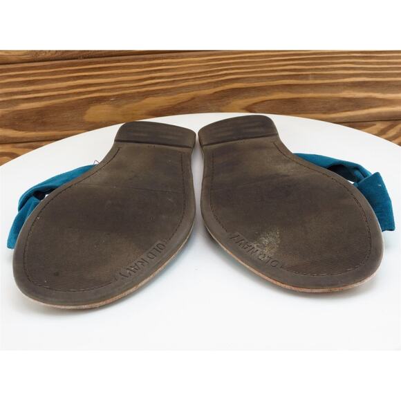 Old Navy Size 10 Sandal Slide Green‎ Fabric Women M - Picture 9 of 9
